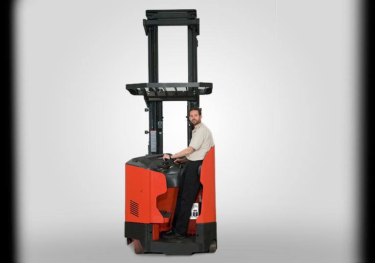 Raymond Sit Stand Reach Forklift | Sit Down Reach Truck